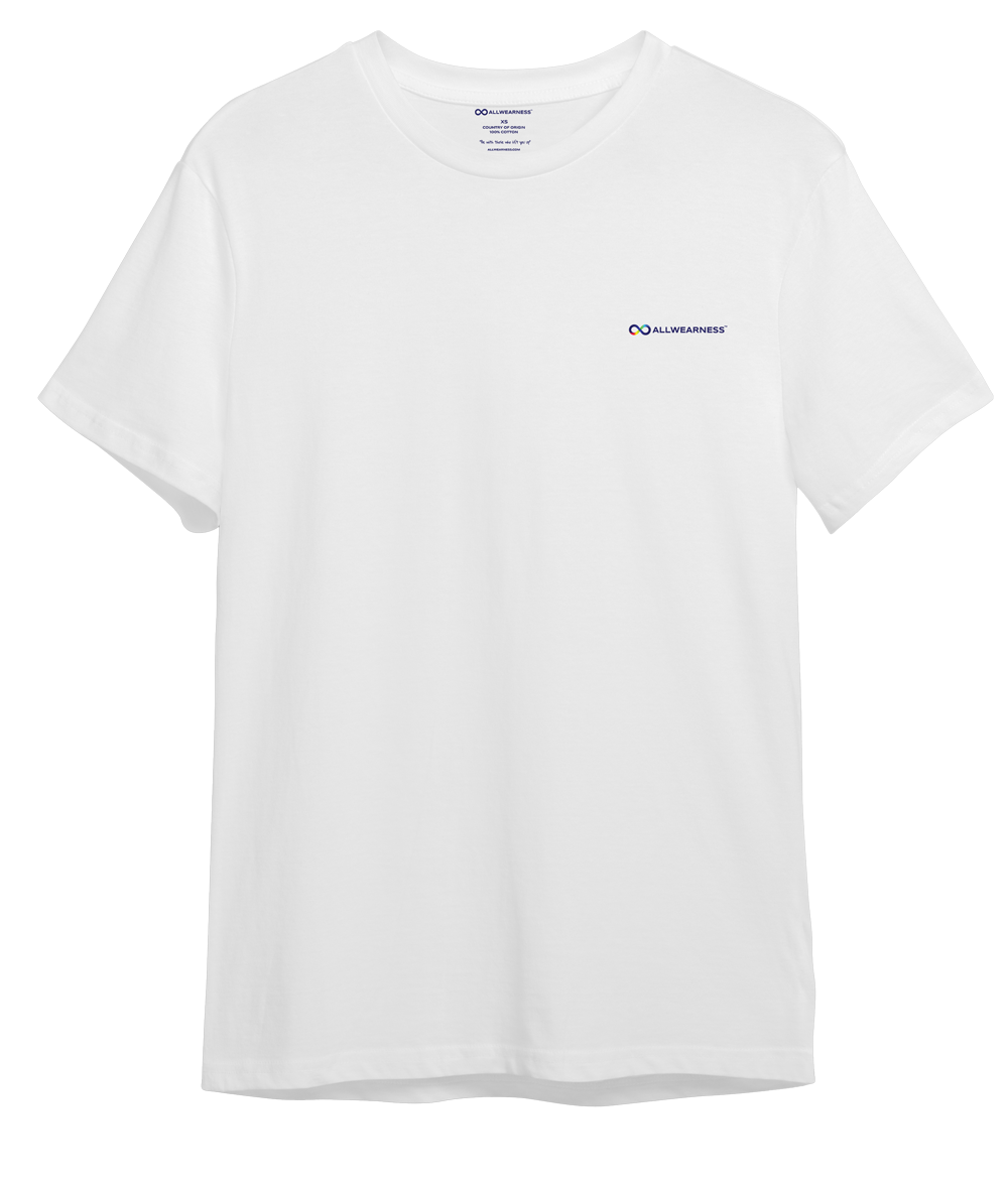 Color Splash Allwearness White Short-Sleeve Tee | Front