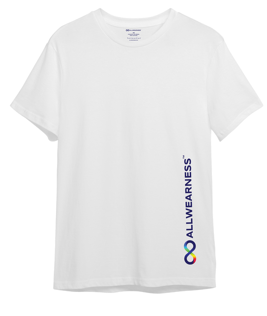 Rise Allwearness White Short-Sleeve Tee | Front